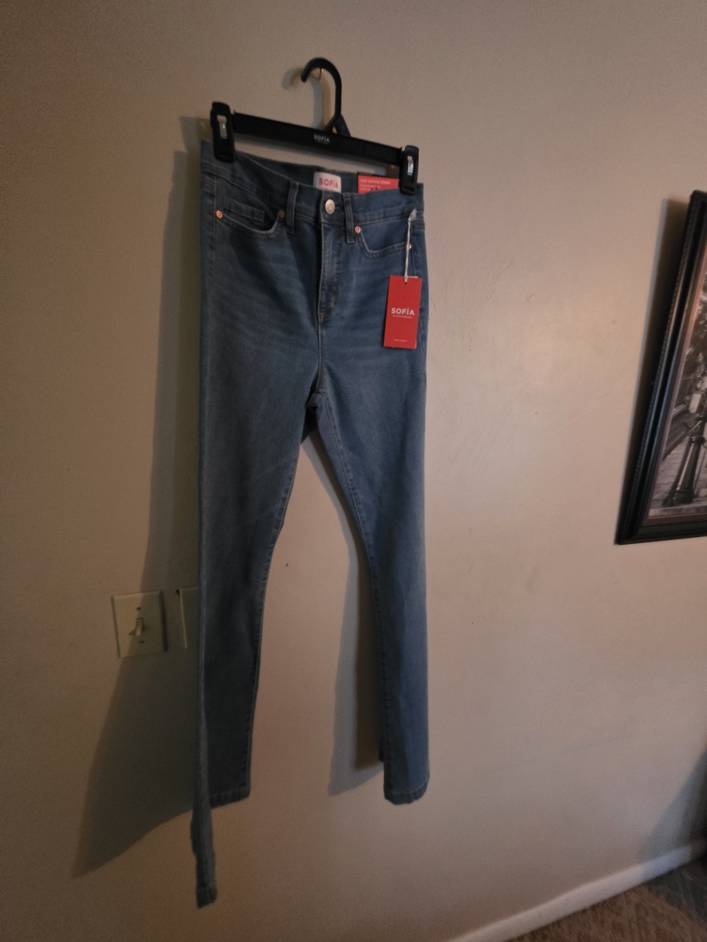 Sofia Jeans by Sofia Vergara Women's 2 High Rise Flare Luxe Vintage Denim NWT